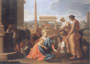 Poussin, The hl, Famile in Agypten